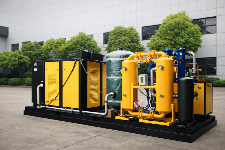 Representative Omorfo industrial rotary screw air compressor